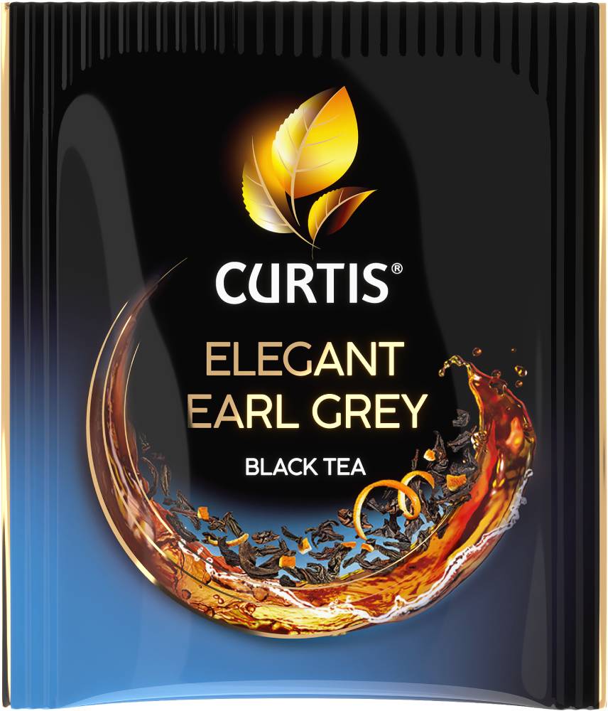 CURTIS Elegant Earl Grey - Crni čaj sa aromom bergamota i korom citrusa, 25x1,7g