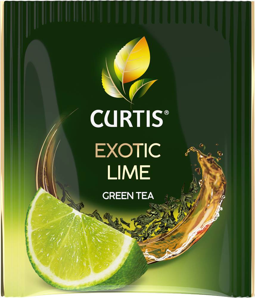 CURTIS Exotic Lime - Zeleni čaj sa aromom kafirske limete, limuna i korom citrusa, 25x1,5g