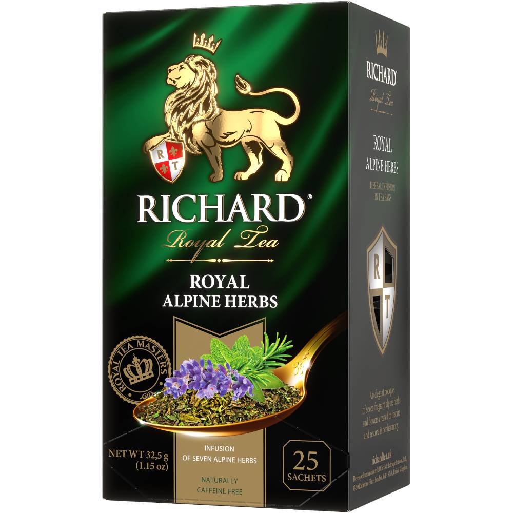 RICHARD Royal Alpine Herbs – Čaj od alpskih biljaka, 25x1,3g