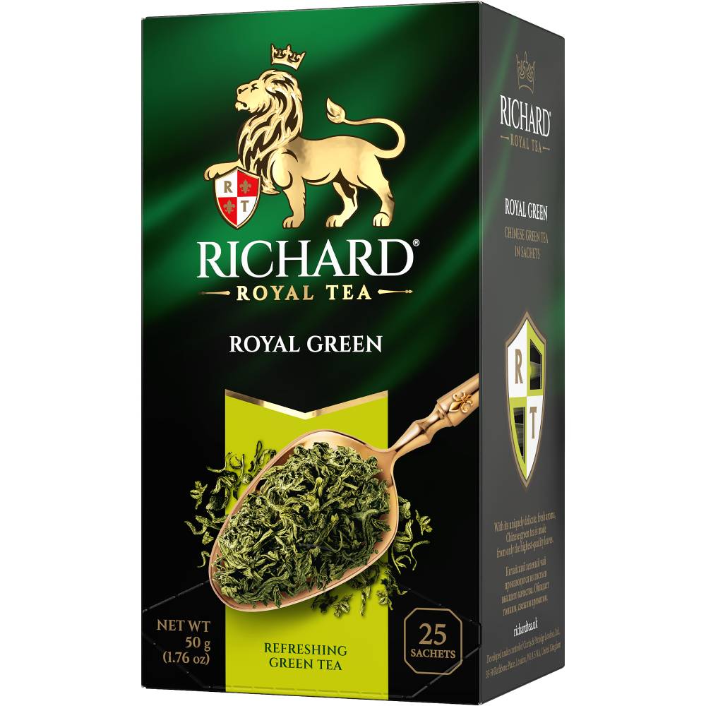 RICHARD Royal Green - Kineski zeleni čaj, 25x2g0g