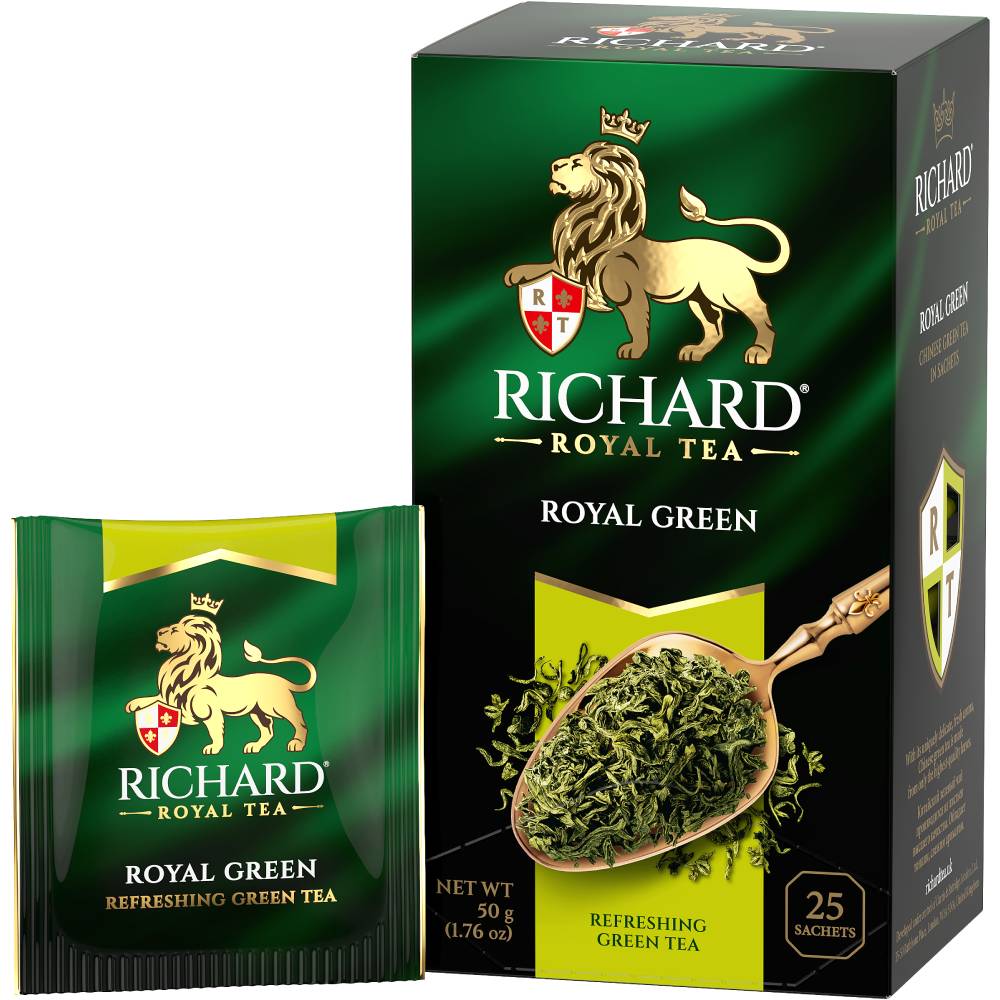 RICHARD Royal Green - Kineski zeleni čaj, 25x2g0g