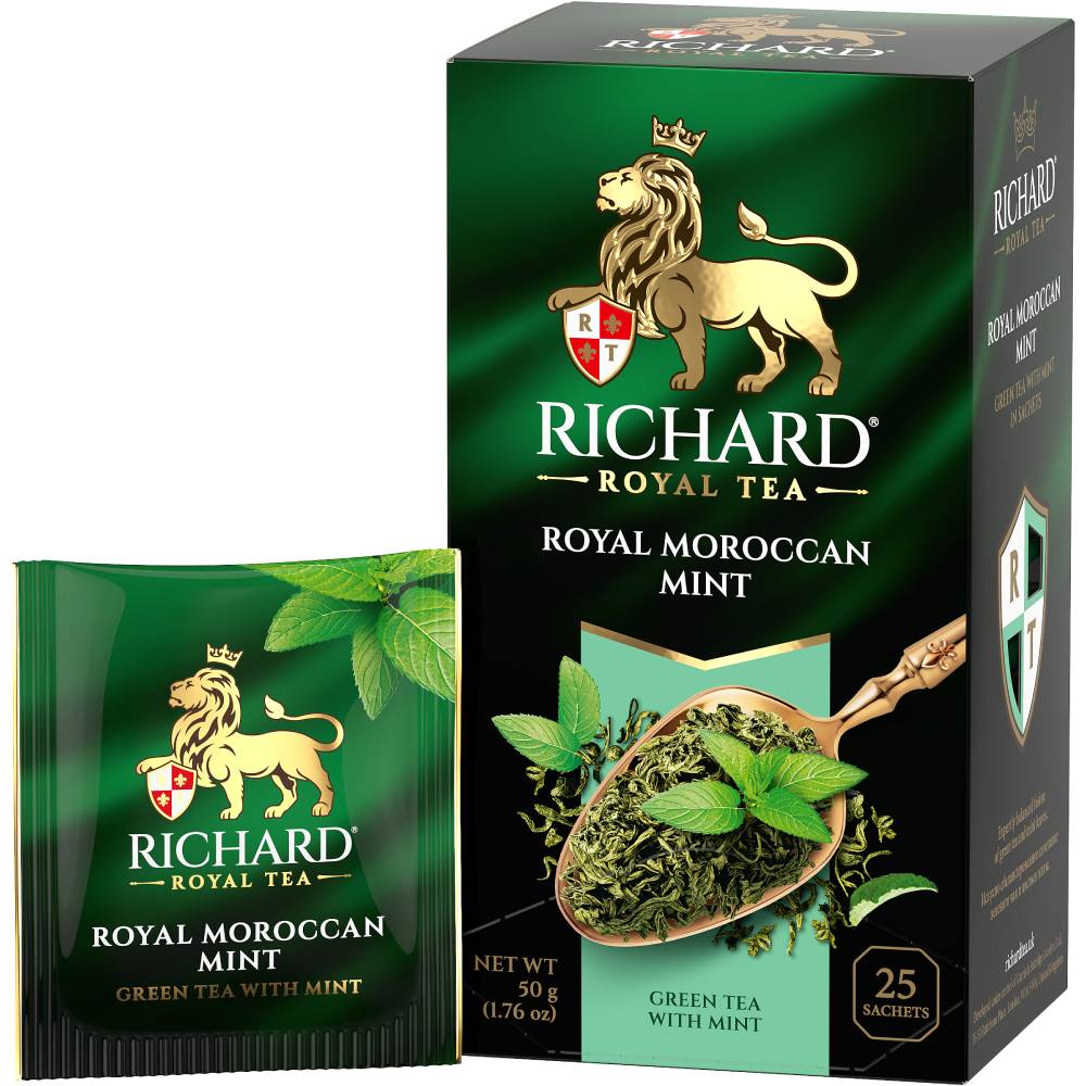 RICHARD Royal Moroccan Mint - Zeleni čaj sa mentom, 25x2g