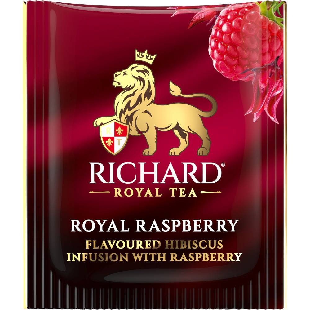 RICHARD Royal Raspberry - Voćno-biljni čaj sa komadićima voća, 25x1,5g