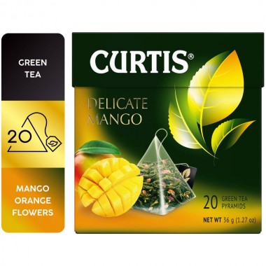 CURTIS Delicate Mango - Zeleni čaj sa mangom, ananasom i laticama cveća