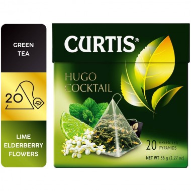 CURTIS Hugo Cocktail - Zeleni čaj sa mentom, citrusima i zovom