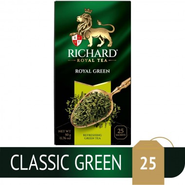 RICHARD Royal Green - Kineski zeleni čaj, 25x2g